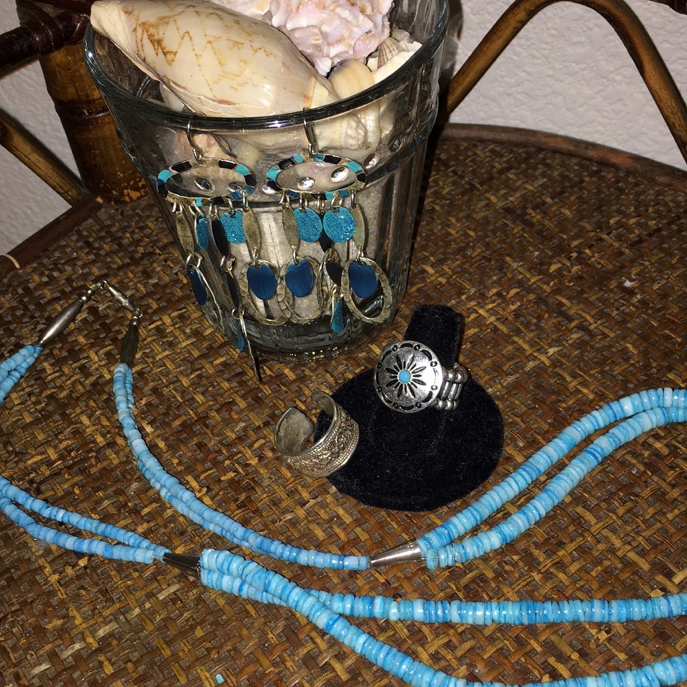 MACY’S Bundle of Silver Tone and Turquoise Jewelry